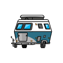 Load image into Gallery viewer, Retro Caravan Touring 2023 Split Screen Metal Enamel Painted Keychain Schlüsselbund Porte-clés