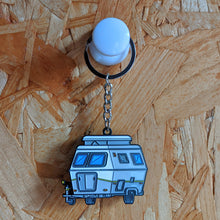 Load image into Gallery viewer, Retro Caravan Troll/Triton (2000-2009) Plimsoll Line Metal Enamel Painted Keychain Schlüsselbund Porte-clés
