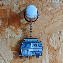Load image into Gallery viewer, Retro Caravan Troll/Triton (2000-2009) Plimsoll Line Metal Enamel Painted Keychain Schlüsselbund Porte-clés