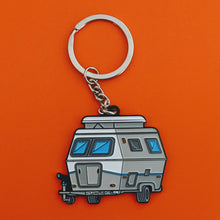 Load image into Gallery viewer, Retro Caravan Troll/Triton (2000-2009) Plimsoll Line Metal Enamel Painted Keychain Schlüsselbund Porte-clés