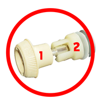 Load image into Gallery viewer, Retro Caravan Touring Window Closure Knob Fixing Replacement Fensterverschluss