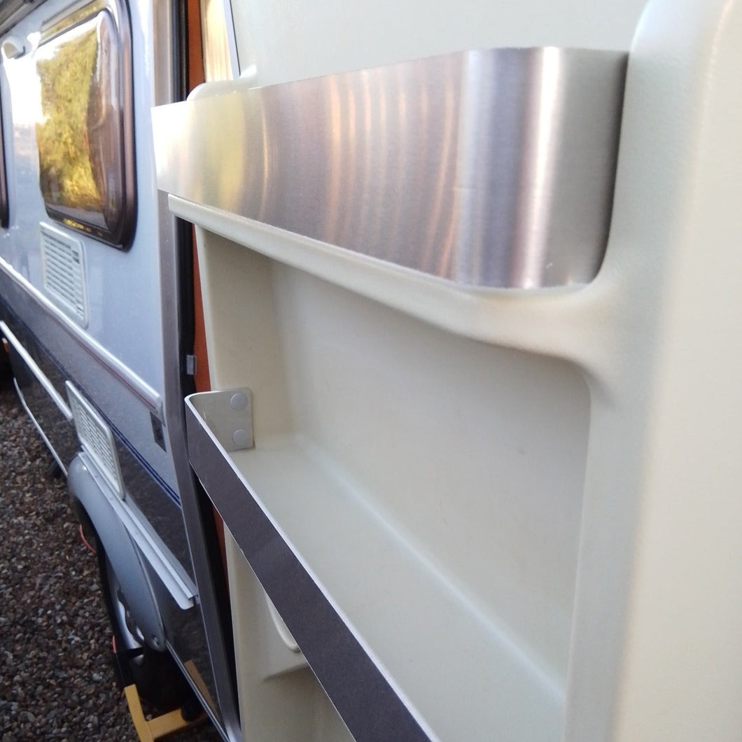 Aluminium Door Shelf Guard (425mm) Fits: Puck/Troll/Pan/Familia/Triton