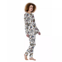 Load image into Gallery viewer, Women&#39;s Retro Caravan Pattern Pyjamas
