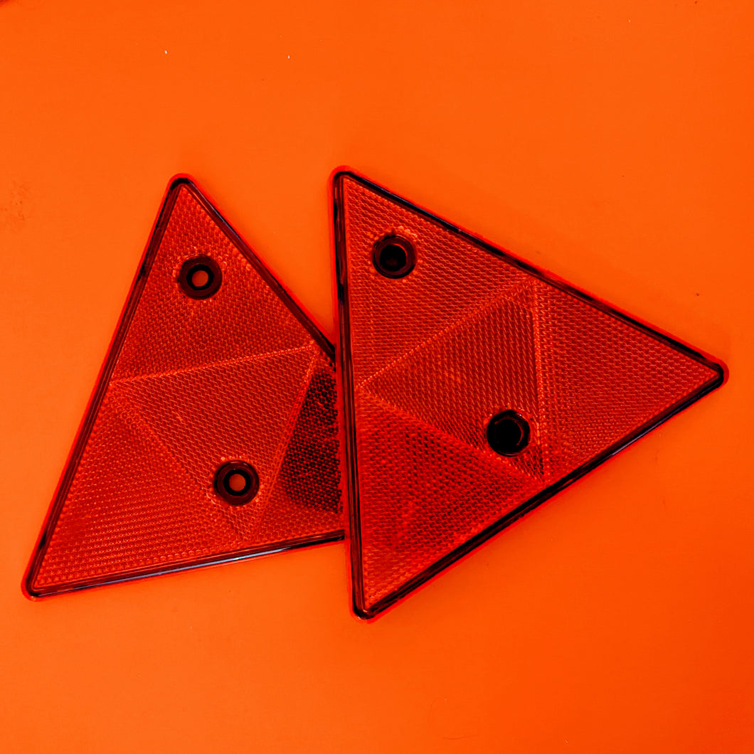 Retro Caravan Triangle Reflectors [Pair]