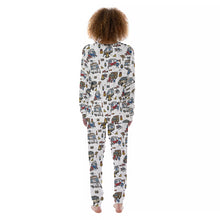 Load image into Gallery viewer, Women&#39;s Retro Caravan Pattern Pyjamas
