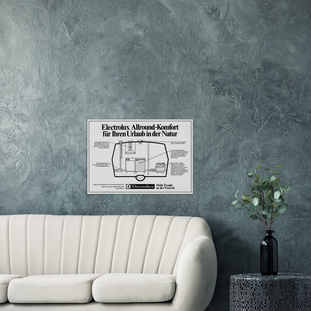 Electrolux Allround-Komfort Advertising Poster